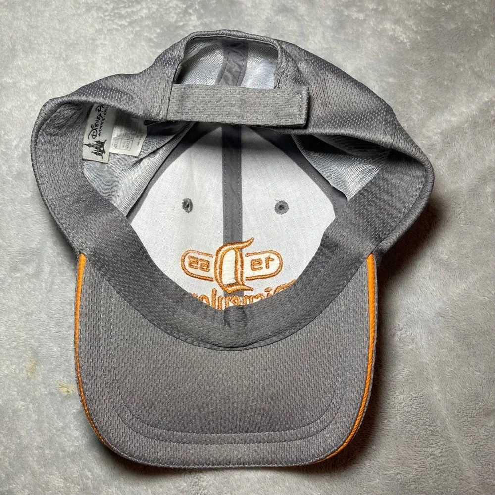 Disney Parks Disneyland Hat Adult Grey Mesh Performance Baseball Cap Adjustable